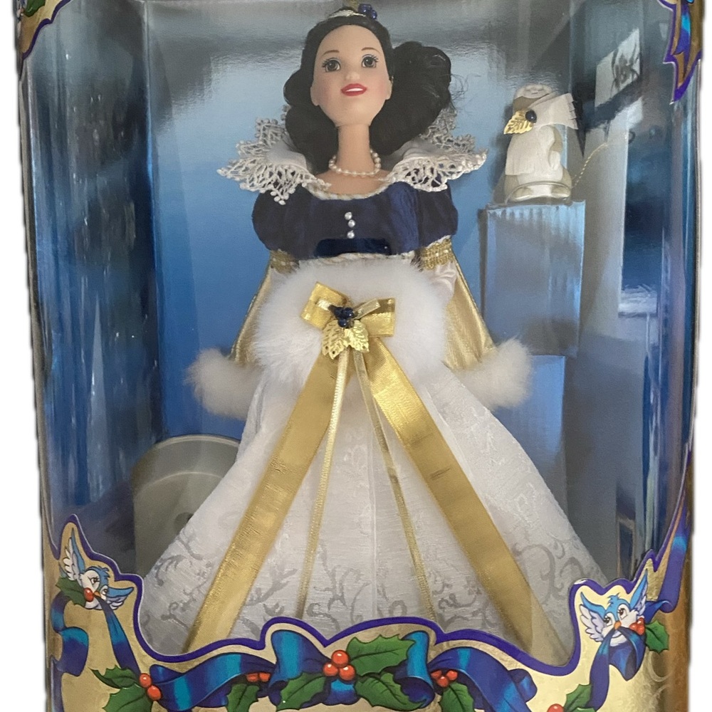 Disney Snow White Doll with Blue and Gold Dress